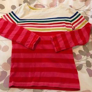 Mini Boden size 6-7 Breton shirt